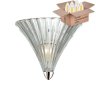 Настенный светильник с лампочкой Favourite Iris 1696-1W+Lamps E14 Свеча