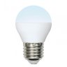 Лампа светодиодная (UL-00002378) Uniel E27 6W 4000K матовая LED-G45-6W/NW/E27/FR/MB PLM11WH