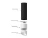 Коннектор скрытый для соединения корпуса светильника D70+D70mm Ambrella light Diy Spot A2011