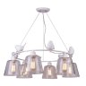 Подвесная люстра Arte Lamp Passero с поддержкой Алиса A4289LM-6WH-A