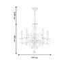 Люстра с лампочками Favourite Lanta 1733-5P+Lamps