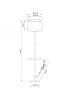 Торшер с лампочкой Arte lamp Connor A2102PN-1WH+Lamps