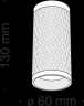 Потолочный светильник Maytoni Alfa C036CL-01G