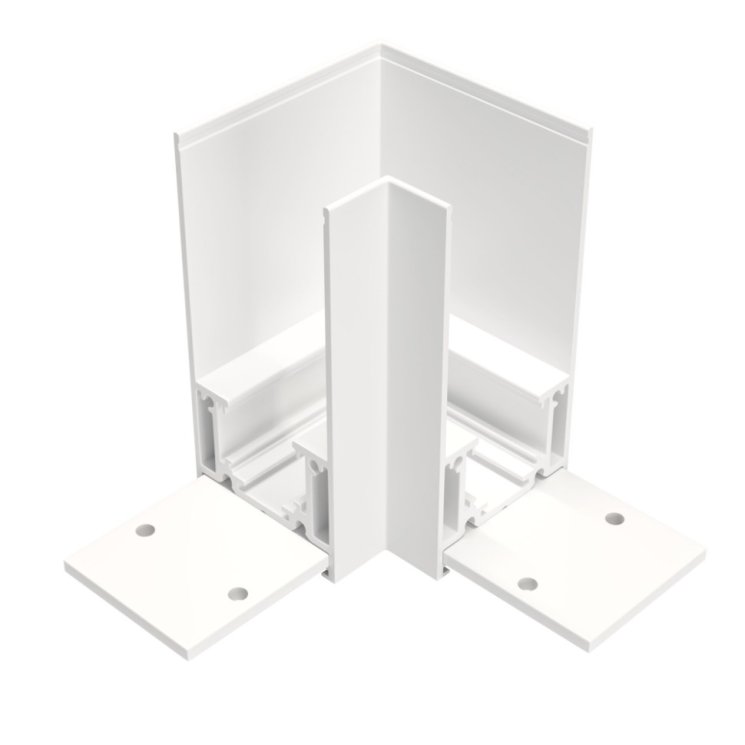 Угловой коннектор для накладного магнитного шинопровода Maytoni Accessories for tracks TRA004CL-21W