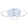 Светодиодная диммируемая люстра с ПДУ Profit Light 8076/6 WHT 132W+8W RGB