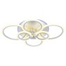 Светодиодная диммируемая люстра с ПДУ Profit Light 8076/6 WHT 132W+8W RGB
