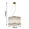 Подвесная люстра с лампочками Favourite Wonderland 2907-6P+Lamps E14 Свеча