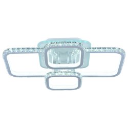 Светодиодная диммируемая люстра с ПДУ Profit Light 8088/2+2 WHT