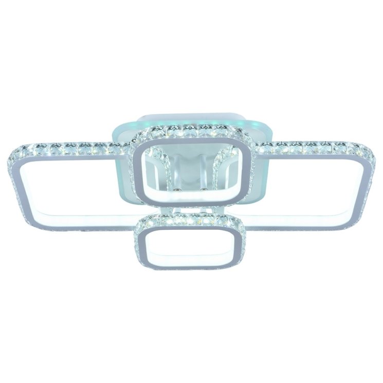 Светодиодная диммируемая люстра с ПДУ Profit Light 8088/2+2 WHT