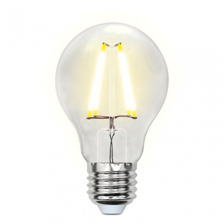 Филаментная светодиодная лампа E27 8W 4000К (белый) Air Uniel LED-A60-8W-NW-E27-CL GLA01TR (UL-00002212)