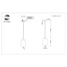 Подвесной светильник ST Luce Ozzio SL6108.333.01