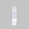 Подвесной светодиодный светильник Bento Eurosvet 50204/1 LED белый/матовое серебро (a051716)