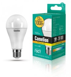 Светодиодная лампа E27 13W 3000К (теплый) A60 Camelion LED13-A60/830/E27 (12045)