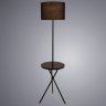 Торшер на треноге со столиком Arte lamp Combo A2070PN-1BK