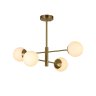 Люстра на штанге с лампочками F-Promo Gutta 2854-4P+Lamps E27 P45