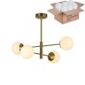 Люстра на штанге с лампочками F-Promo Gutta 2854-4P+Lamps E27 P45
