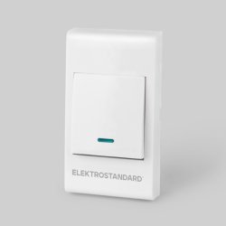Кнопка для проводного звонка Elektrostandard 26021/00 белый (a055437)