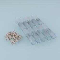 10шт. Переходник для неоновой ленты 2835, ,220V LS003 Переходник для неона LS003 220V 2835 круглый 16мм (10pkt) (PSL-11) (a043631 )