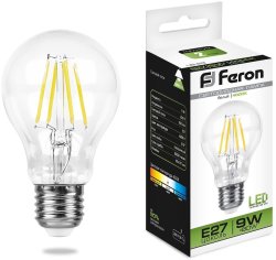 Лампа светодиодная Feron LB-63 Шар E27 9W 4000K 25632