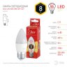 Светодиодная лампа E27 8W 2700К (теплый) Эра ECO LED B35-8W-827-E27 (Б0030020)