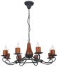 Подвесная люстра с лампочки Velante 590-703-08+Lamps E14 Свеча