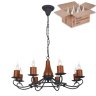 Подвесная люстра с лампочки Velante 590-703-08+Lamps E14 Свеча