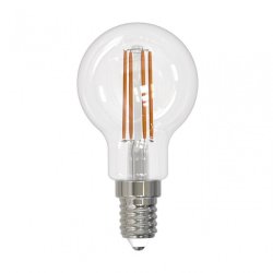 Филаментная светодиодная лампа Е14 11W 3000K (теплый) Sky Uniel LED-G45-11W-3000K-E14-CL PLS02WH (UL-00005176)