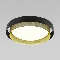 Умный потолочный светильник 90287/1 чёрный/золото Smart Eurosvet (a061845)