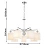 Подвесная люстра с лампочками Favourite Diva 2821-7P+Lamps E14 Свеча