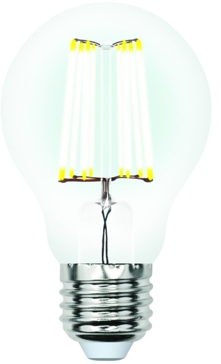 Диммируемая светодиодная лампа E27 7W 4000K (белый) Air Uniel LED-A60-7W-NW-E27-CL-DIM GLA01TR (UL-00002874)