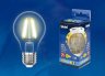 Филаментная светодиодная лампа E27 7W 3000К (теплый) Air Uniel LED-A60-7W-WW-E27-CL-MB GLM10TR (UL-00002366)