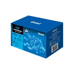Гирлянда светодиодная с эффектом мерцания.10м Uniel (UL-00001352) (ULD-S1000-120-TWK)
