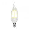 Филаментная светодиодная лампа E14 6W 4000K (белый) Air Uniel LED-CW35-6W-NW-E14-CL GLA01TR (UL-00002229)