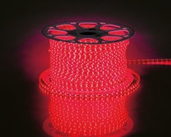 100м. Комплект светодиодной ленты 2835 красного цвета, 4,4W, 220V, 60LED/m IP65 Feron LS704 (26239)