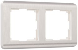 Рамка на 2 поста (перламутровый) Werkel W0022113