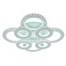 Светодиодная диммируемая люстра с ПДУ Profit Light 8061/4+4 WHT 320W+10W RGB