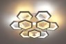 Потолочная диммируемая люстра с пультом ДУ Escada Hexagon 10236/9LED