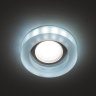 Встраиваемый светильник с LED подсветкой Fametto Luciole DLS-L110 GU5.3 CHROME-MATT CLEAR (UL-00000361)