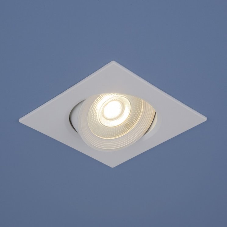 9915 LED 6W WH белый Встраиваемый потолочный поворотный светодиодный светильник Elektrostandard a044629