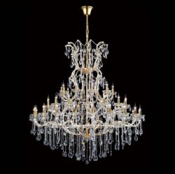 Каскадная люстра Crystal Lux Hollywood SP53 Gold