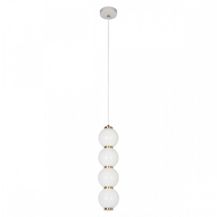 Подвесной светодиодный светильник с белыми плафонами Loft IT Pearls 10205/B