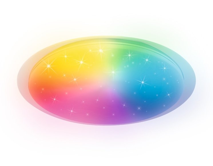Светодиодный светильник c подсветкой RGB и пультом ДУ (инфракрасный) Ambrella light Dance FF470