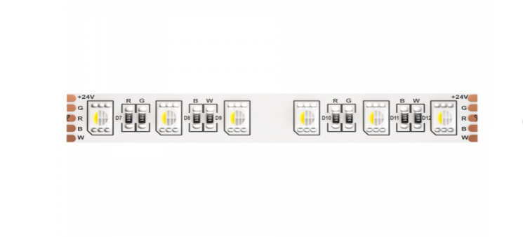 5м. Светодиодная лента теплого цвета 3000К, 19,2W, 24V, 60LED, IP20 Led strip Maytoni 10179