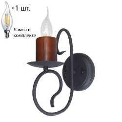 Бра с лампочкой Velante 590-701-01+Lamps E14 Свеча