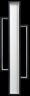 Настенный светильник Crystal Lux SOBRE AP35W LED H600 V2 BLACK