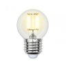 Филаментная лампа E27 5W 3000К (теплый) Multibright Uniel LED-G45-5W-WW-E27-CL-MB GLM10TR (UL-00002370)