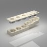Коробка для накладного монтажа (слоновая кость) Werkel W8000003