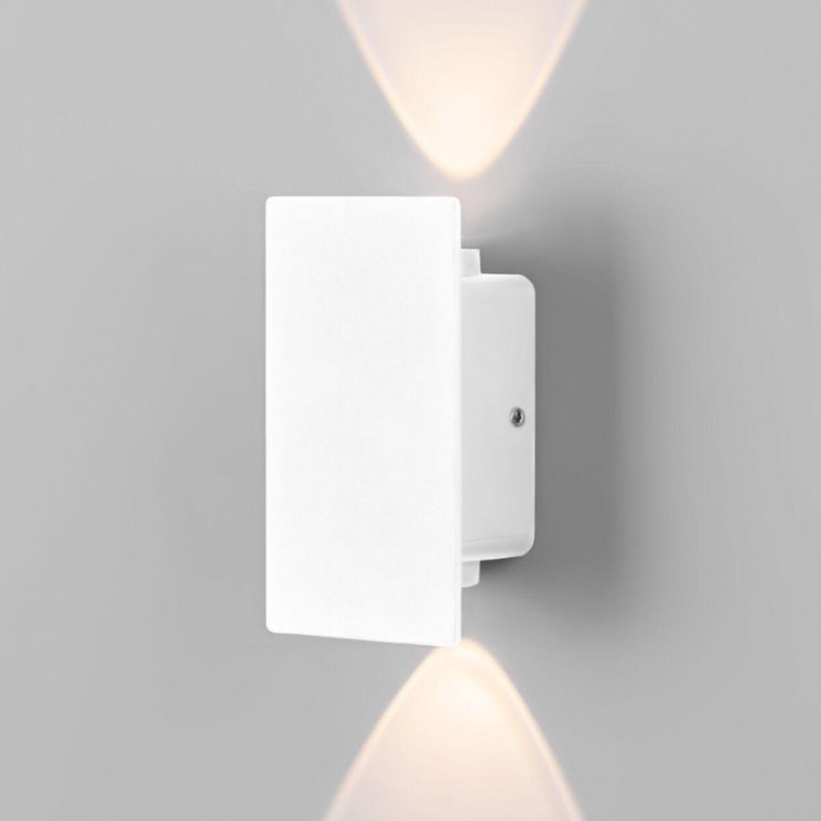 Уличный настенный светильник Elektrostandard Mini Light 35154/D белый (a060884)