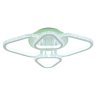 Светодиодная диммируемая люстра с ПДУ Profit Light 8042/2+2 WHT 176W+6,5W RGB