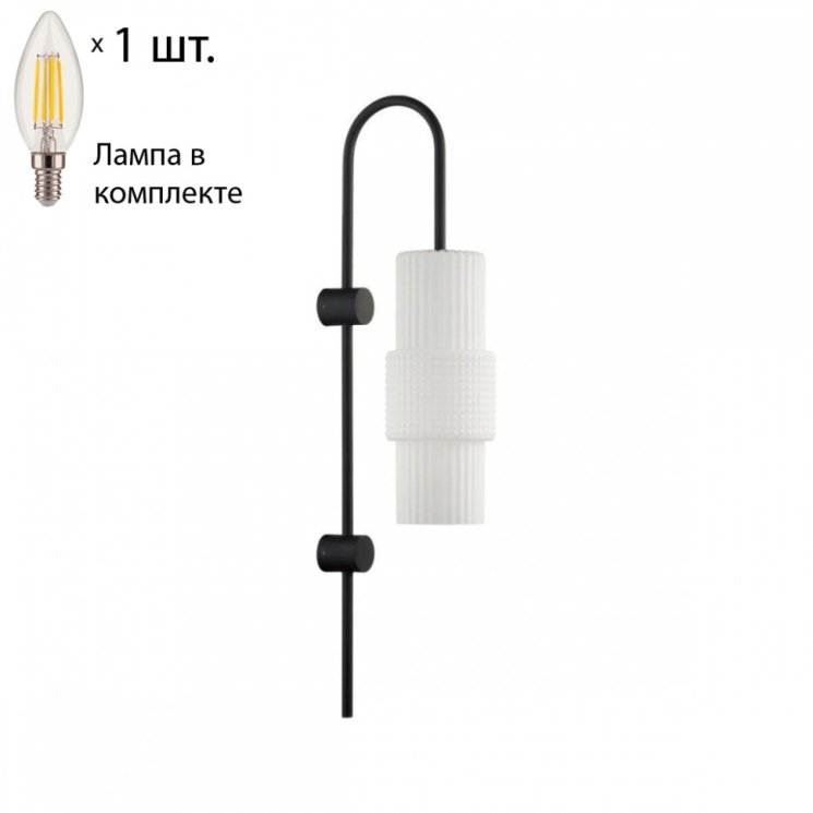Бра Odeon Pimpa с лампочкой 5017/1W+Lamps E14 Свеча